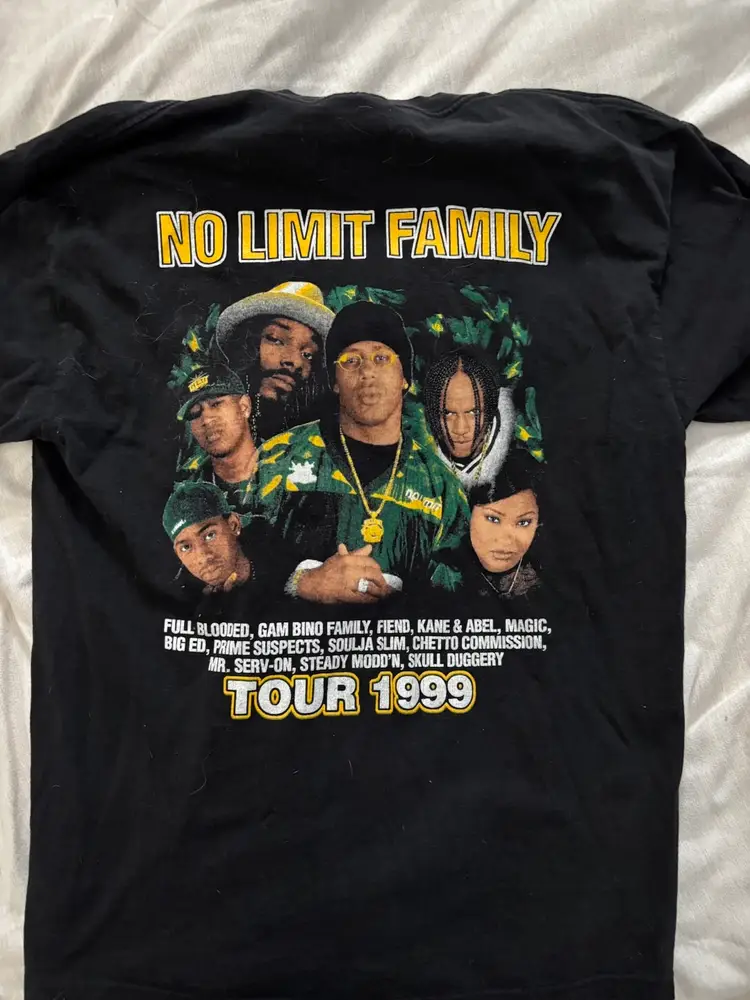 Master P No Limit 1999 concert T-shirt