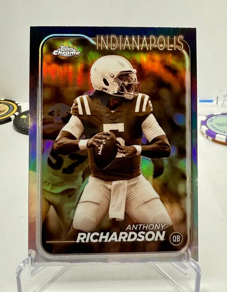 Indianapolis Colts 3 Card Topps Lot - YouthQuake Adonai Mitchell - Anthony Richardson x2