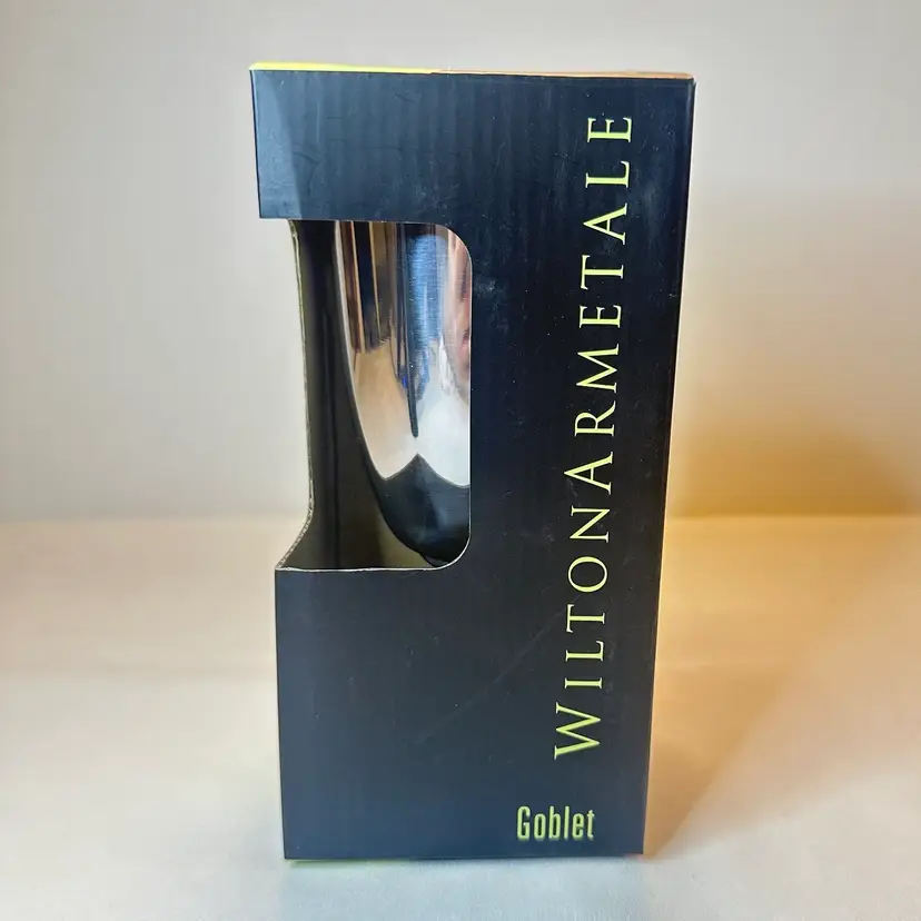 Wilton Armetale Pewter Wine Water Goblets #601002 New In Box