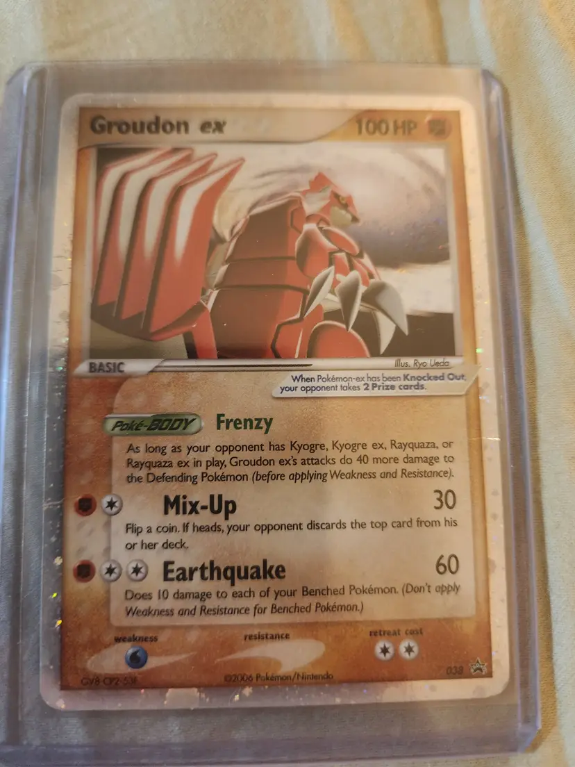Groudon ex Pokémon Card