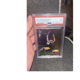 1997 BOWMAN'S BEST SHAQUILLE O'NEAL PSA 7