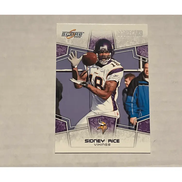2008 SCORE SIDNEY RICE #175 SCORECARD 34/649 