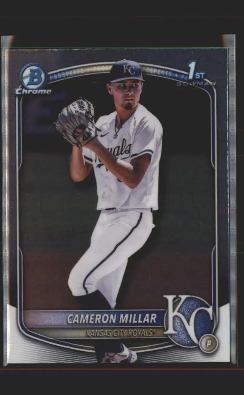 2025 Bowman Draft #BDC-176 Cameron Millar Chrome - (137) - Kansas City Royals