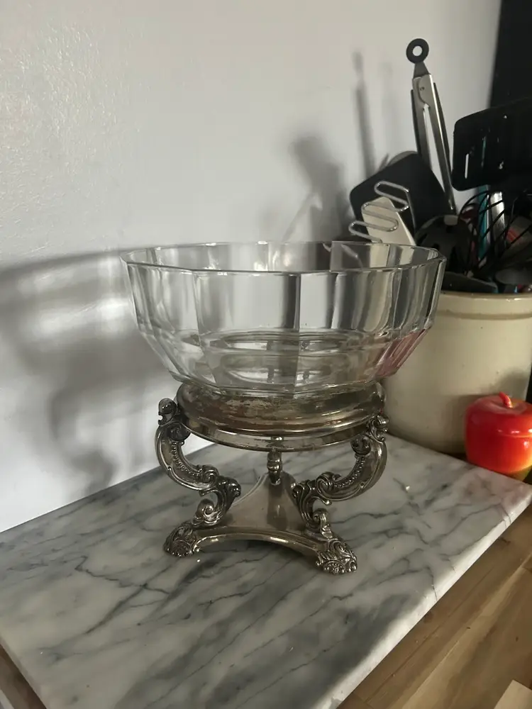 Godinger Silver Plate Footed Stand