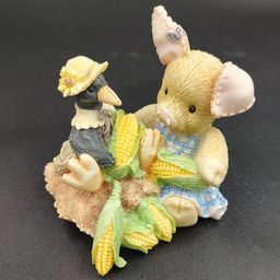 Vtg Enesco This Little Piggy "Nothing Corny About You And Me" Figurine