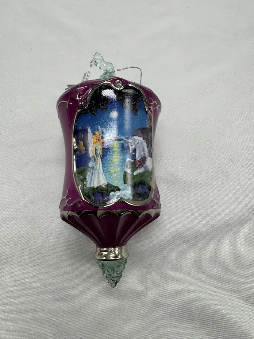 VTG Bradford Exchange Crystal Twilight porcelain ornament
