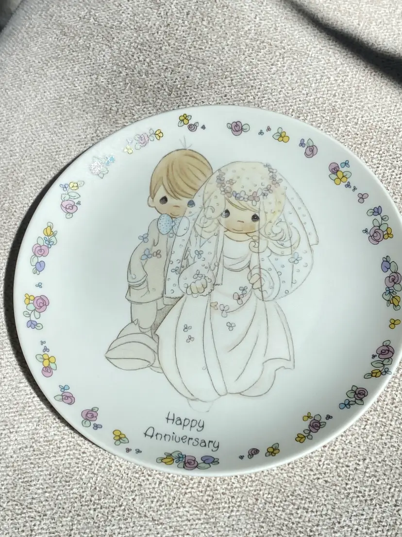 Pastel Kitsch Nostalgic Cottagecore Vintage Precious Moments 1980s Anniversary by Sam Butcher.