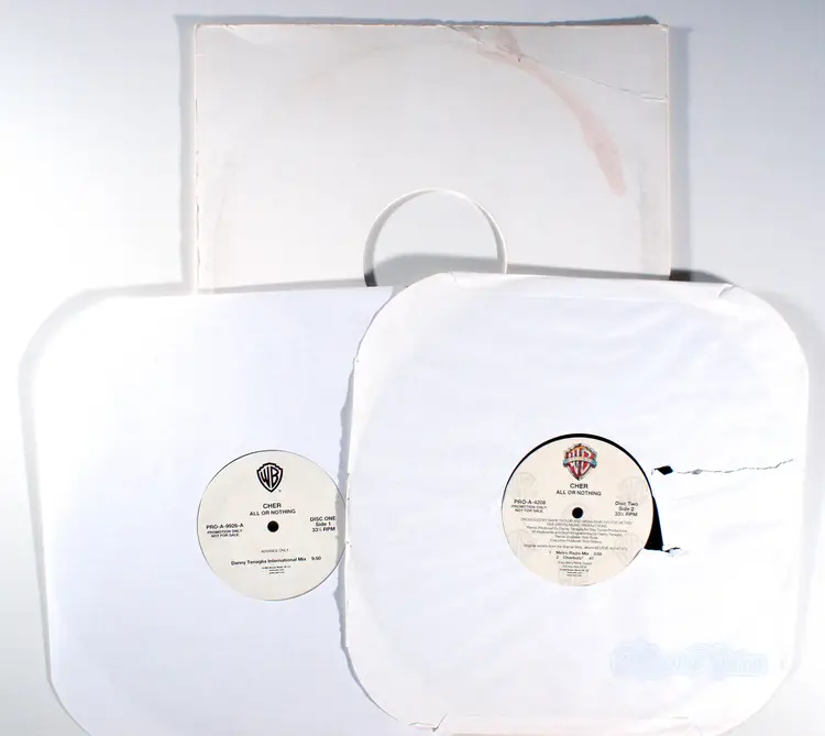 Cher - All Or Nothing (12" Single) (1999) 2x Vinyl PROMO • Danny Tenaglia Remix