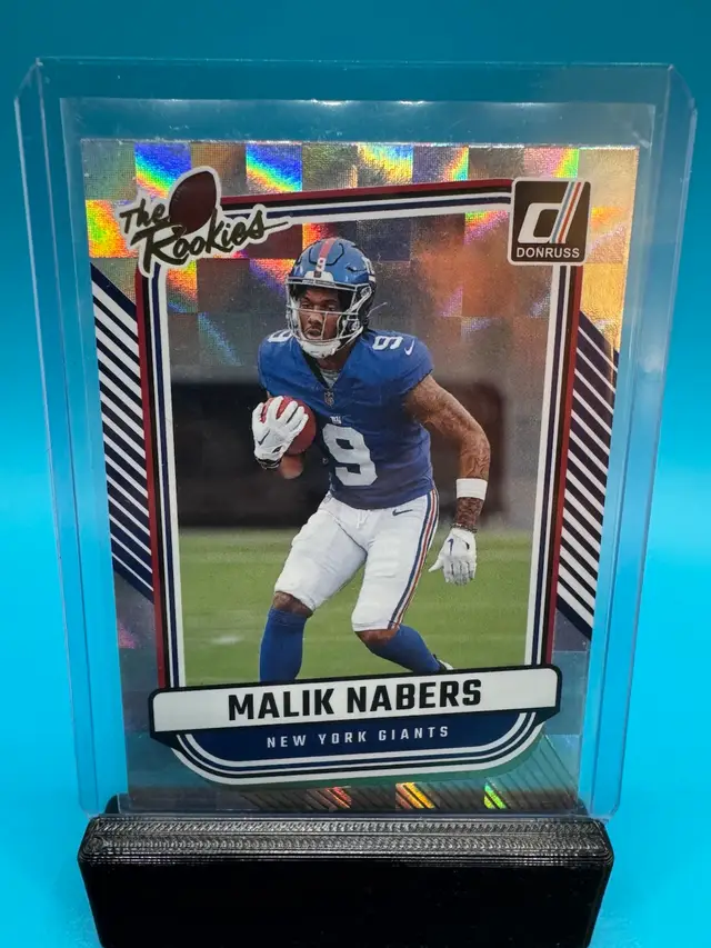 Malik Nabers Donruss The Rookies RC New York Giants