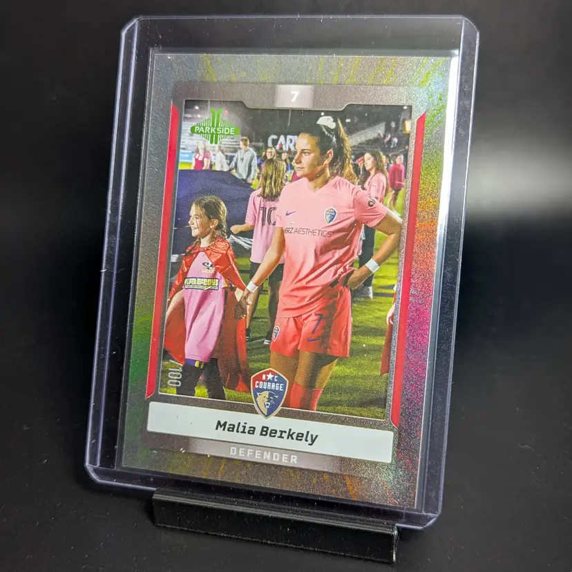 2025 Parkside NWSL Vol 1 Shimmer /100 North Carolina Courage Malia Berkely
