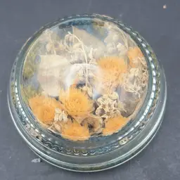 1970’s Dried Flower Paperweight