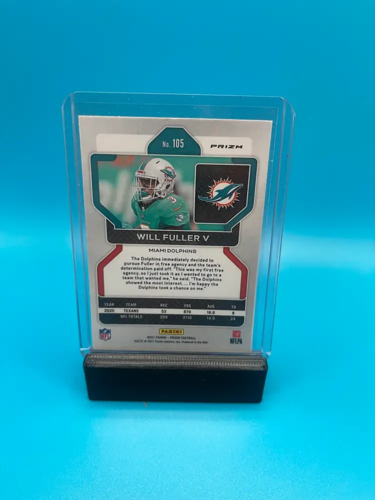 Will Fuller Prizm Silver Miami Dolphins 