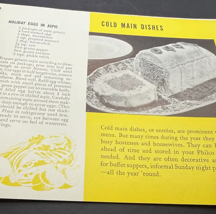 Your Philco Refrigerator Recipe Book