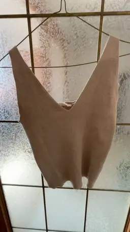 ECO BY DESIGN RIBBED TANK TOP SIZE M