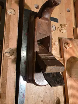 German Jack Plane (Schlichthobel), single iron (no chip breaker)