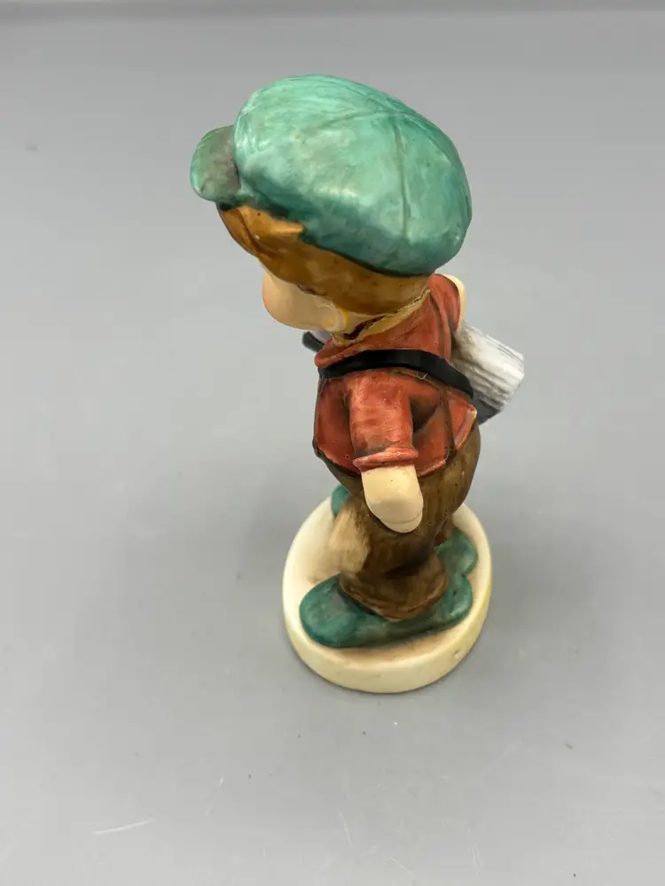 Vintage ceramic figure The Newsboy