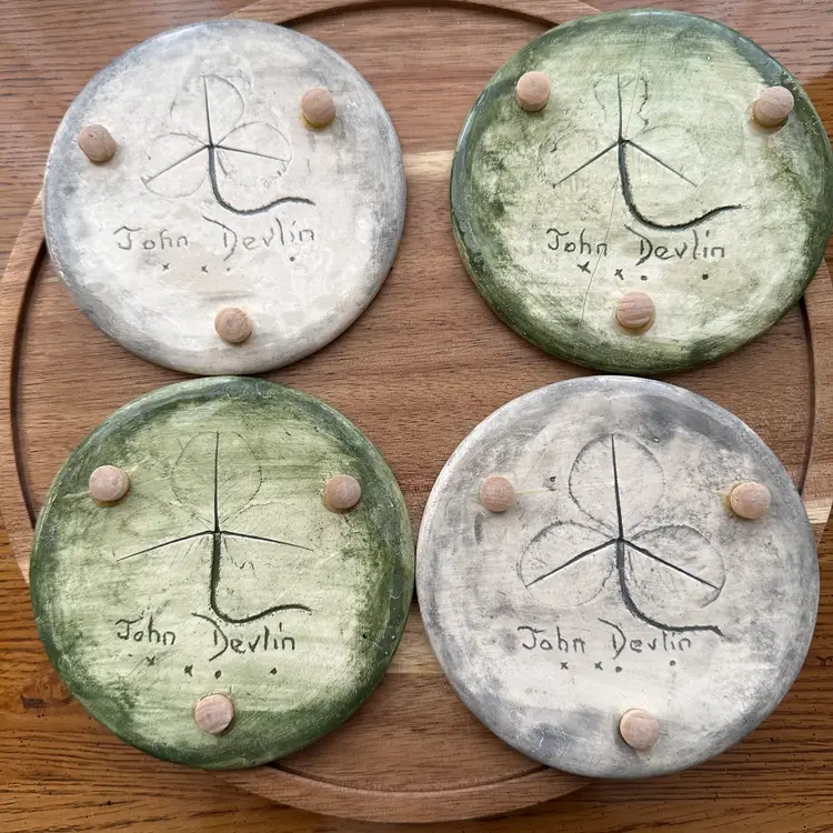 Niki-John Devlin Signed Coasters *Read description