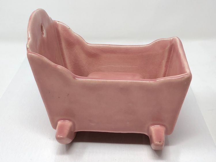 Pretty Pink Baby Cradle Planter