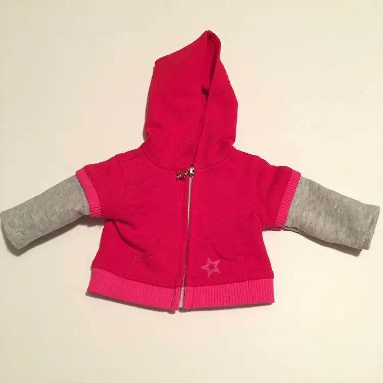 American Girl Pink Logo Hoodie (A28-25)