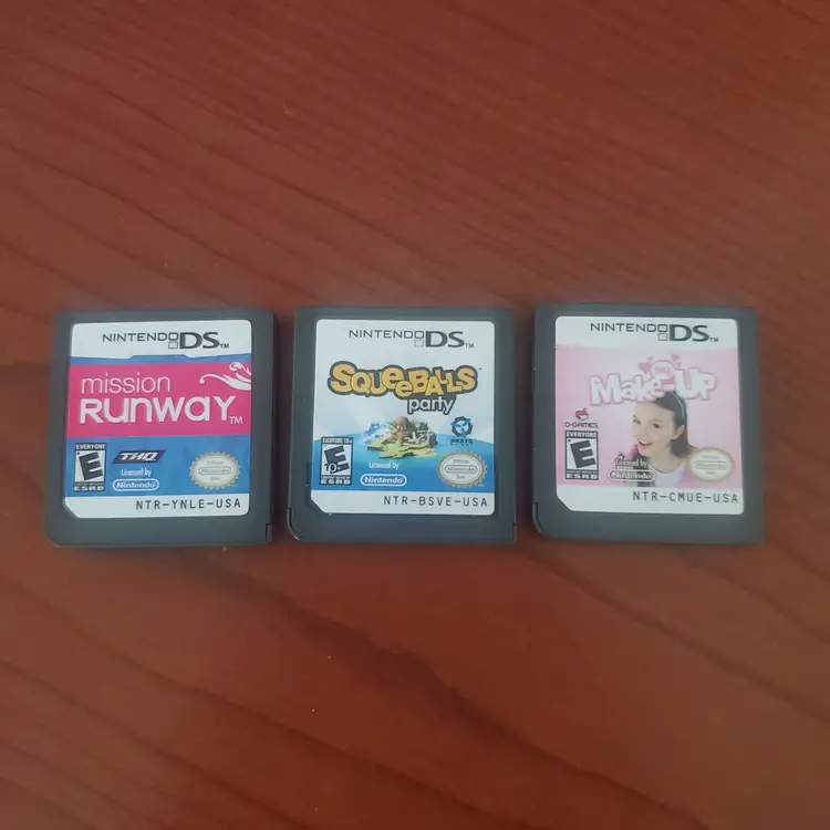 Nintendo DS lot of 3 Games, Cartridge Only. USA version.