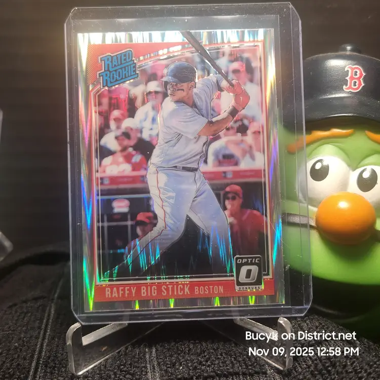 2018 Panini Donruss Optic Nickname PRIZM - Rafael Devers Boston Red Sox