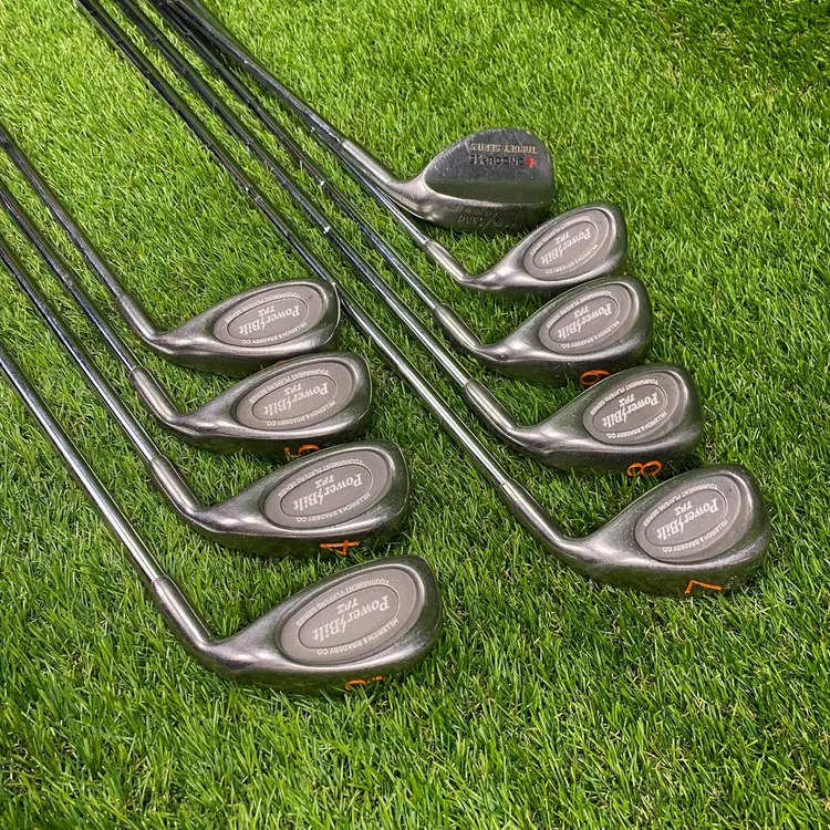 Power Bilt TPS Standard 3-PW SW Iron Set ⛳️ Dynamic Gold S400 Stiff-Flex RH