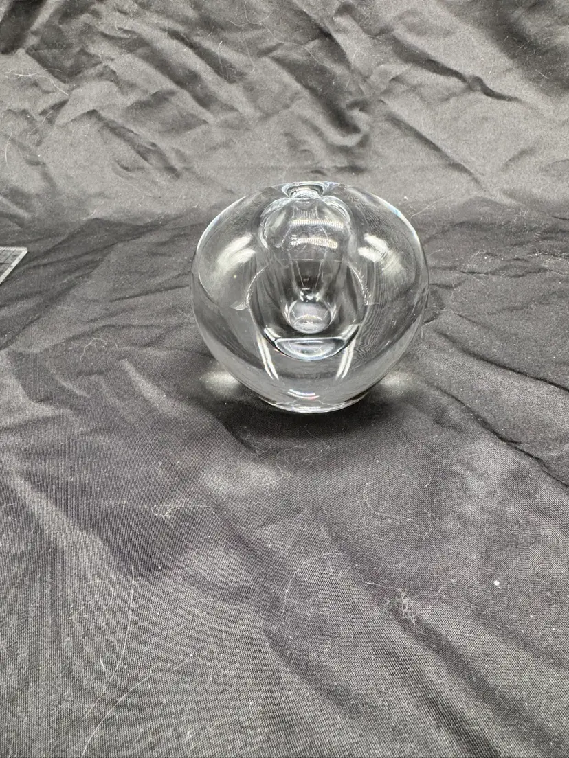 VTG Polish Glass Oil Lamp