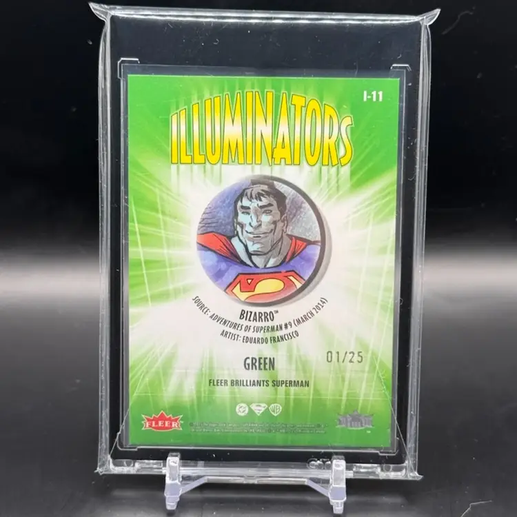Single - 2025 Fleer Super Man - Bizzaro Green 01/25