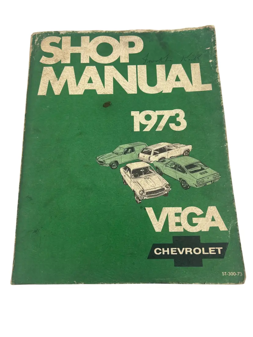 1973 Chevrolet Vega Shop Manual ST-300-73 (OEM Dealer Service / Repair Manual)
