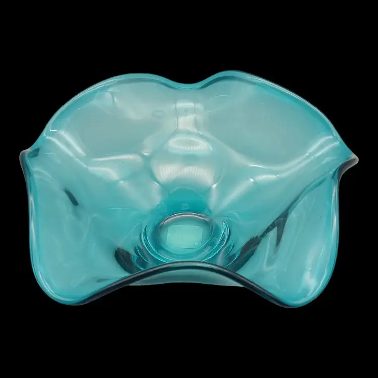 Vintage 90s 1998 Lenox Crystal Glass Kelly Bowl 8" Made in Slovenia NWT