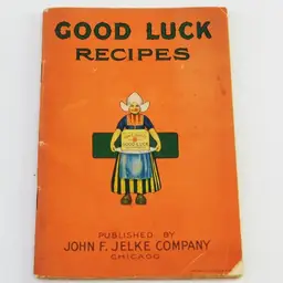 Antique Booklet From 1916 Recipes Using Good Luck Brand Margarine John F Jelke