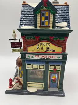 Dept 56 Snow Village, Village Pets Sales and Service 2004 Cord Missing
