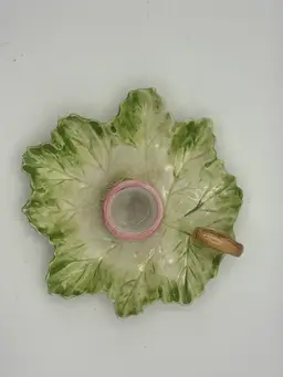 Porcelain Finger Candle Holder - Made In Italy 5”x5”, 2” H