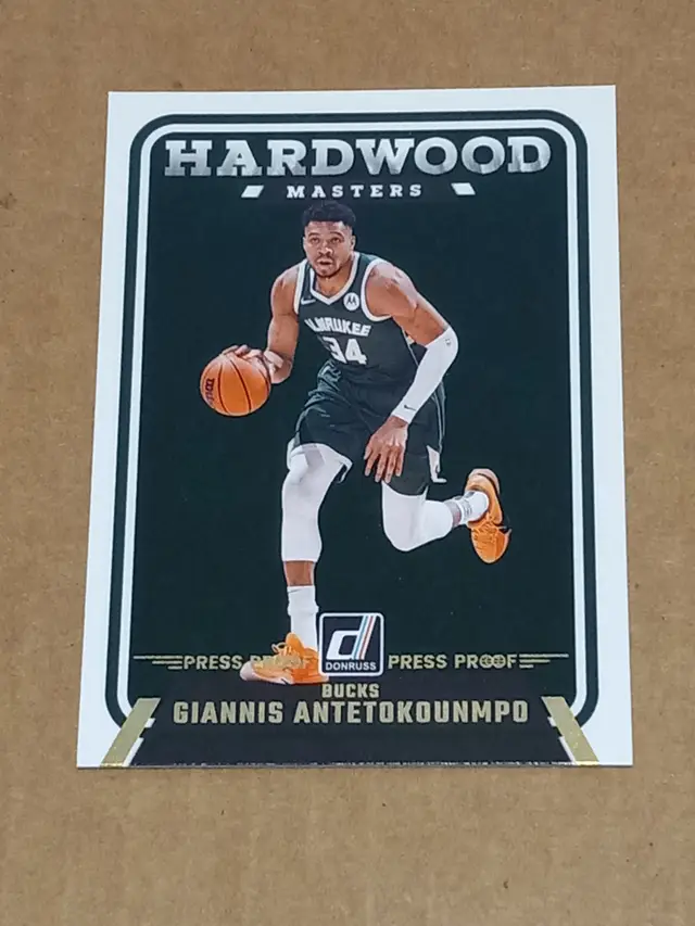 2024 Panini Donruss Giannis Antetokounmpo Hardwood Masters Press Proof
