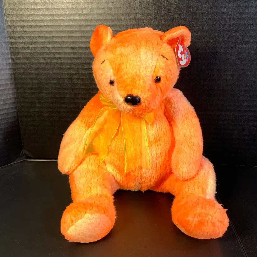 TY Beanie Buddie Bear "Tangerine"