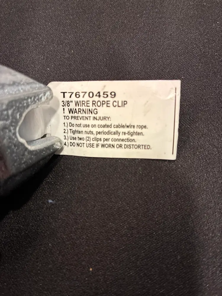 NEW CAMPBELL CHAIN LOT OF (15) 3/8" GALVANIZED WIRE ROPE CABLE CLAMPS 0427526