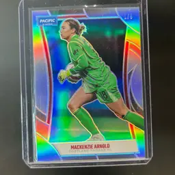 Mackenzie Arnold 2025 Parkside Pacific Silver /5 Soccer Card