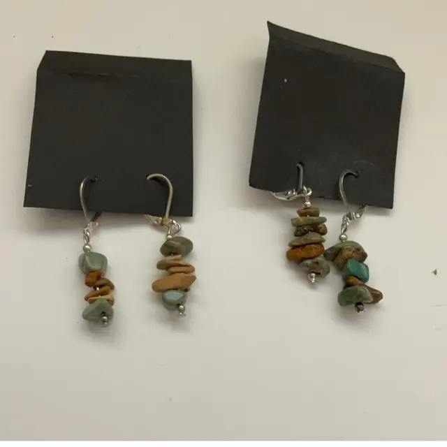 Choice Of Jasper Bead Earrings Made By Me