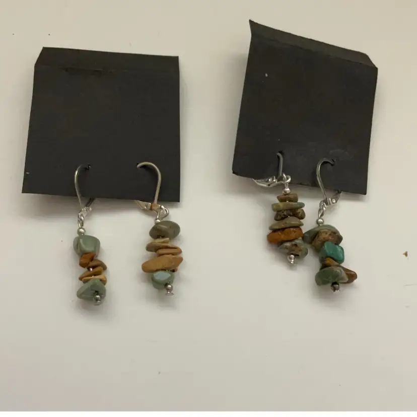 Choice Of Jasper Bead Earrings Made By Me