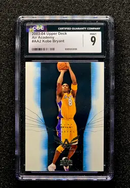 2003-04 Upper Deck #AA2 Kobe Bryant Air Academy CGC 9 Mint