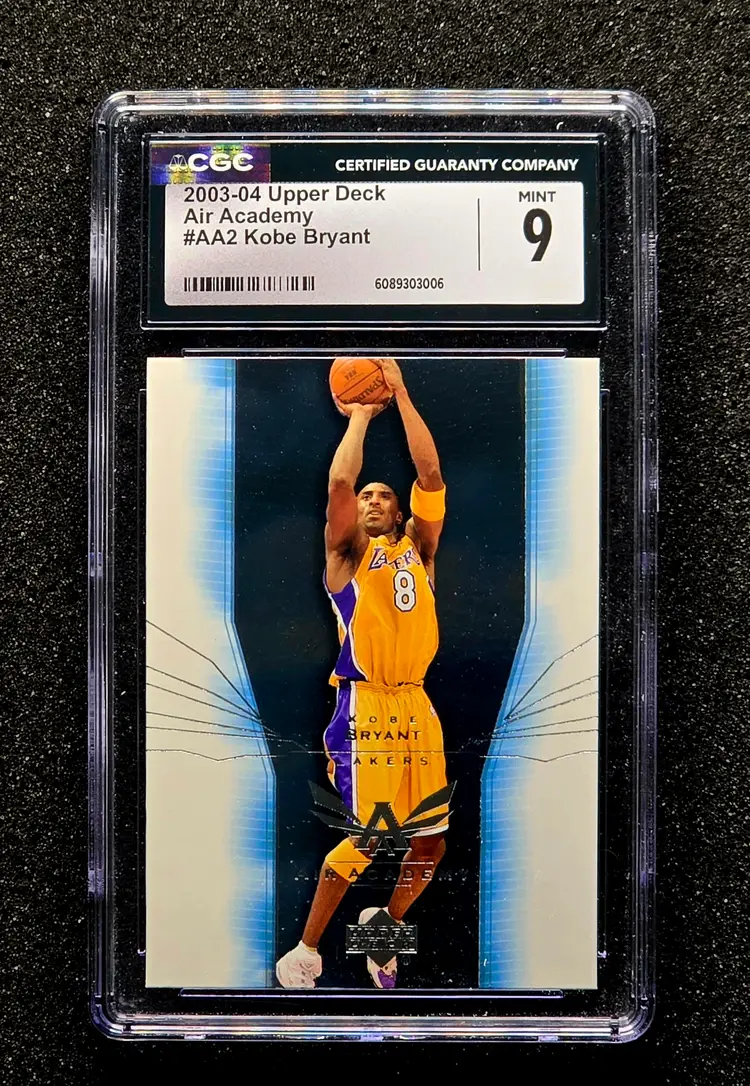 2003-04 Upper Deck #AA2 Kobe Bryant Air Academy CGC 9 Mint