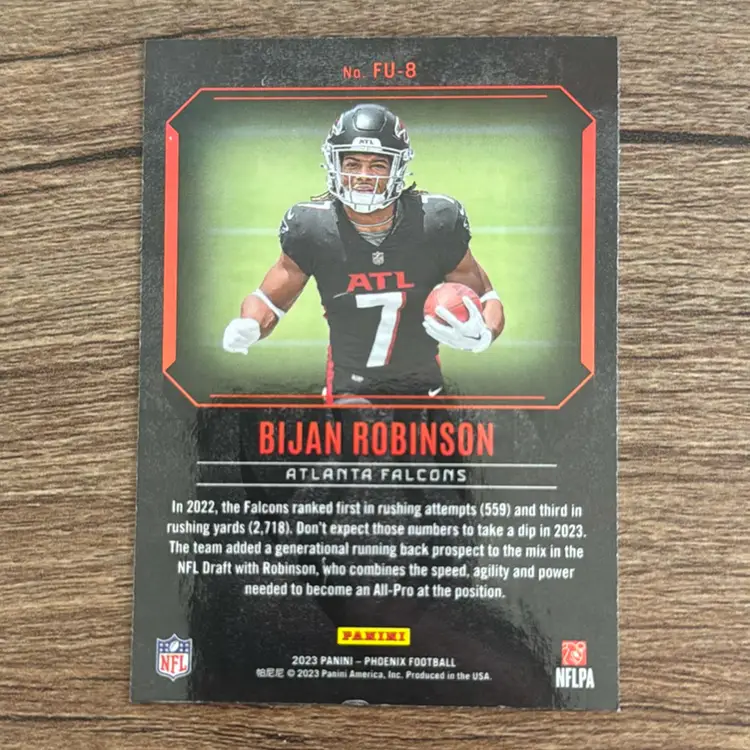 Bijan Robinson
2023 Phoenix Fired Up RC
Atlanta Falcons 