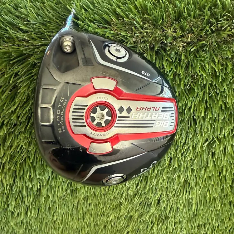 Big Bertha Alpha 815 9 Degree Adjustable Driver With Aldila Rogue Stiff Flex Shaft