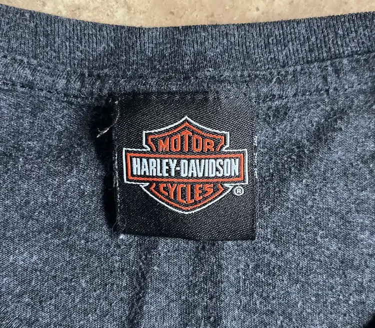 Harley Davidson Motorcycles Men's T-Shirt Size XL Black Aerosmith Dream On S/S