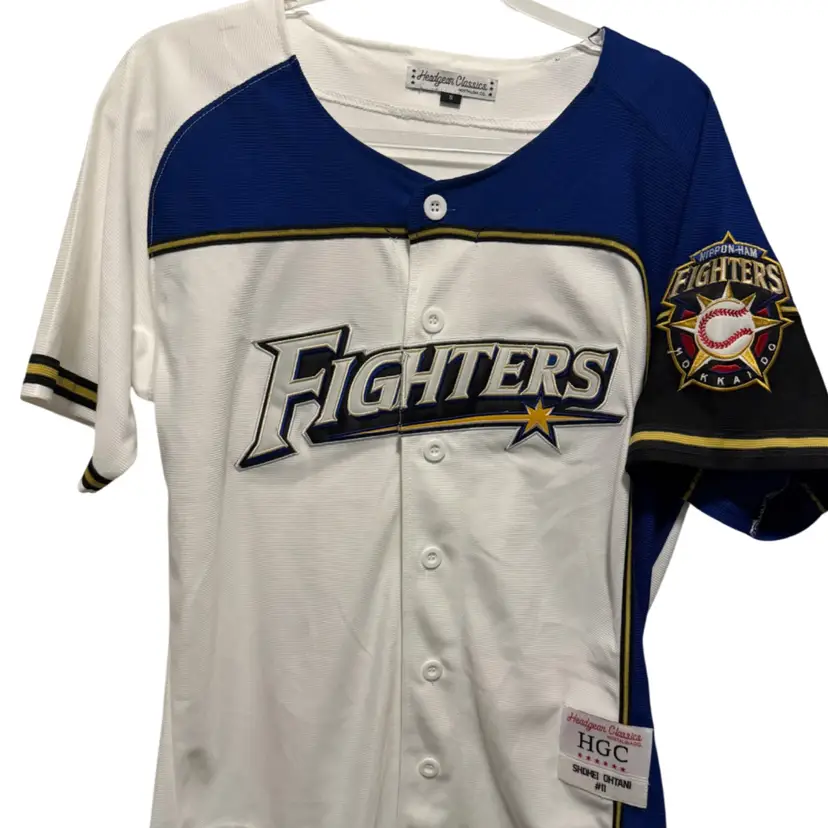 $125 Headgear Classics Hokkaido Nippon-Ham Fighters jersey  Shohei Ohtani XS
