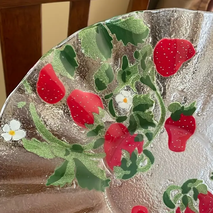 Vintage Sydenstricker Strawberry Bowl