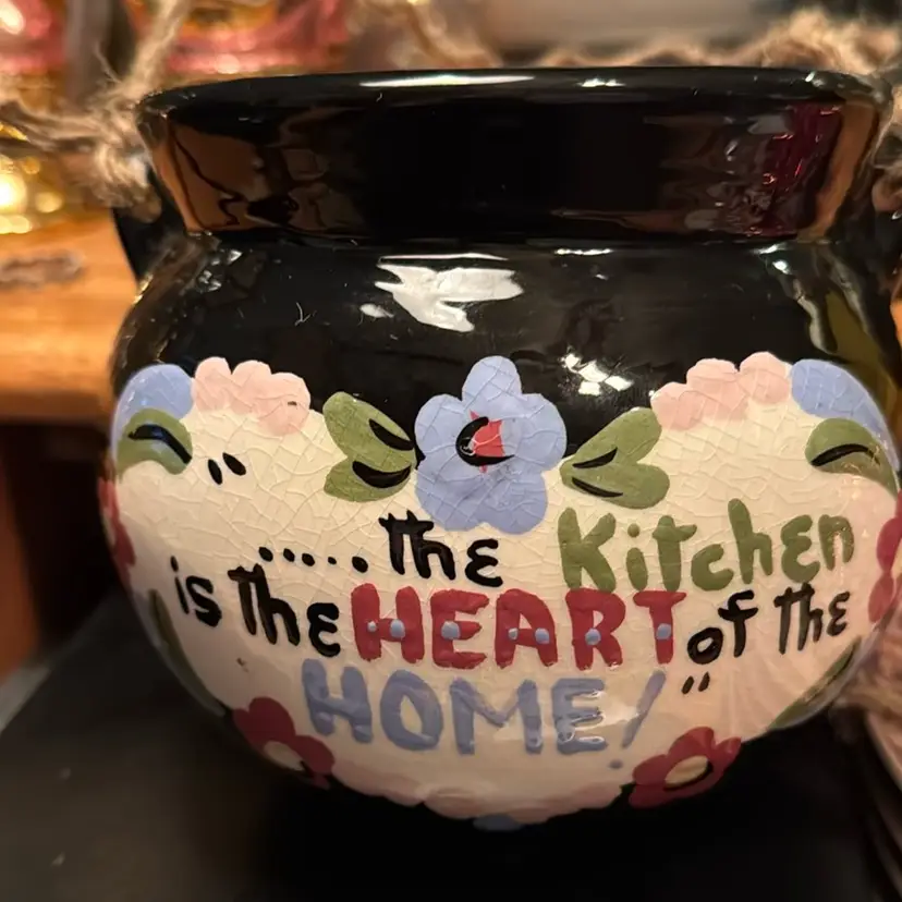 Wall Pocket Pot Hand Painted