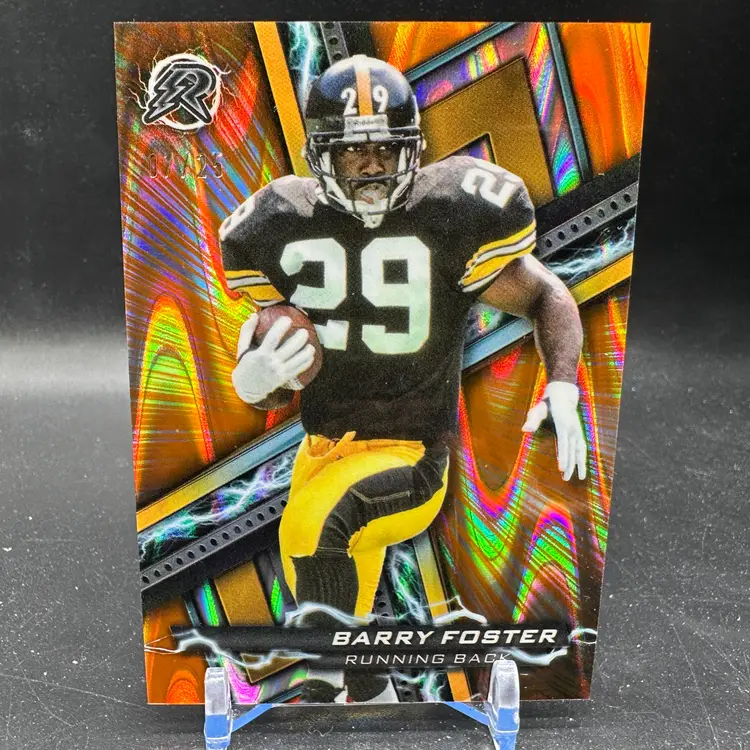 BARRY FOSTER Orange Lava Refractor /25 2023 Topps Composite Resurgence Steelers
