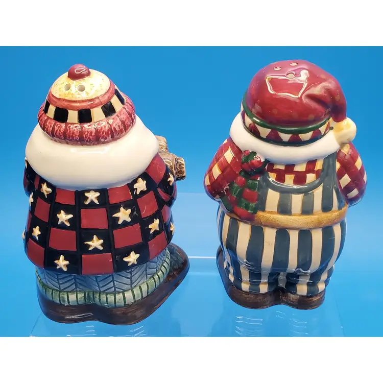 Sakura Santa Claus Salt & Pepper Shakers 4-1/2"