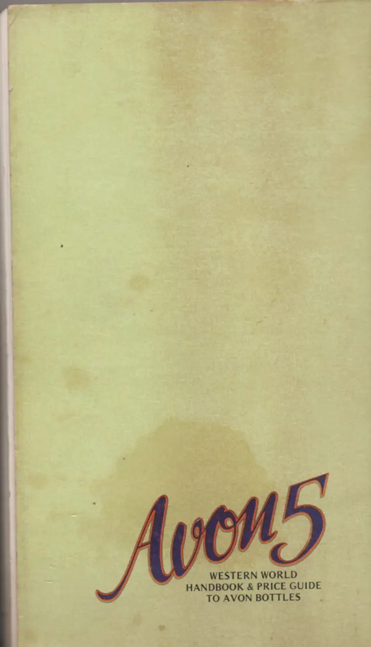 Avon 5 Handbook And Price Guide For Avon Bottles 1977 Spiral Bound 320 Pages